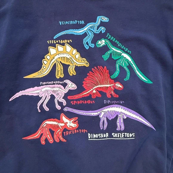 Fauxden Dinosaur Fossil Sweatshirt 5-6 Years - Picture 2 of 4